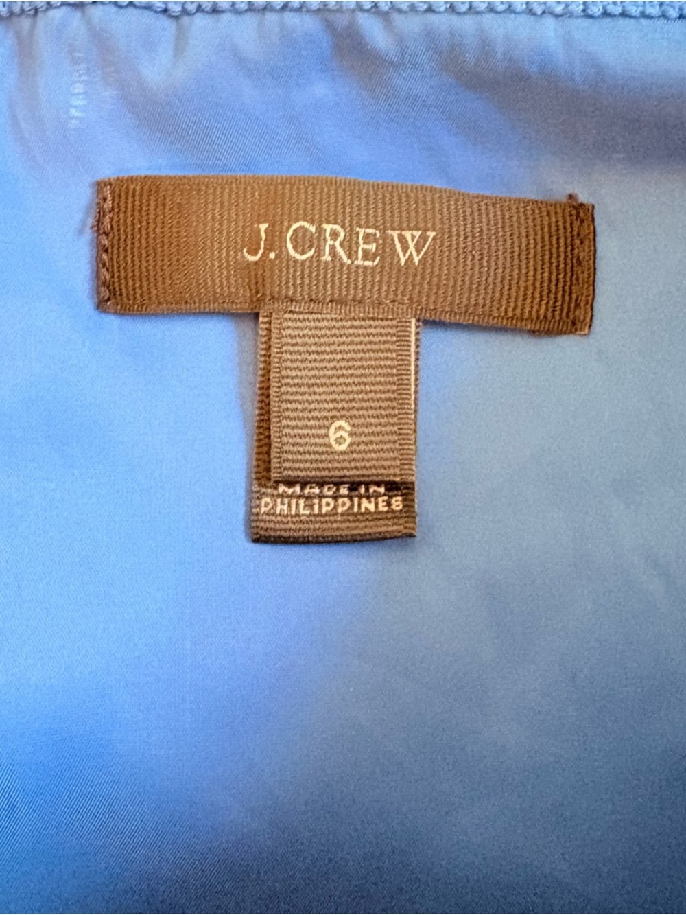 J. Crew Sleeveless Textured Royal Blue Fit & Flare Midi Dress Sz 6 - Picture 8 of 11